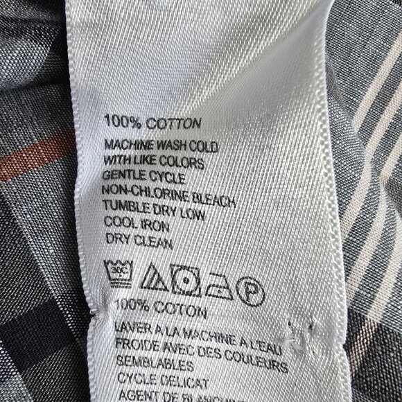 Tommy Bahama Men's Plaid Shirt Grey Size XL/TG - Picture 5 of 10